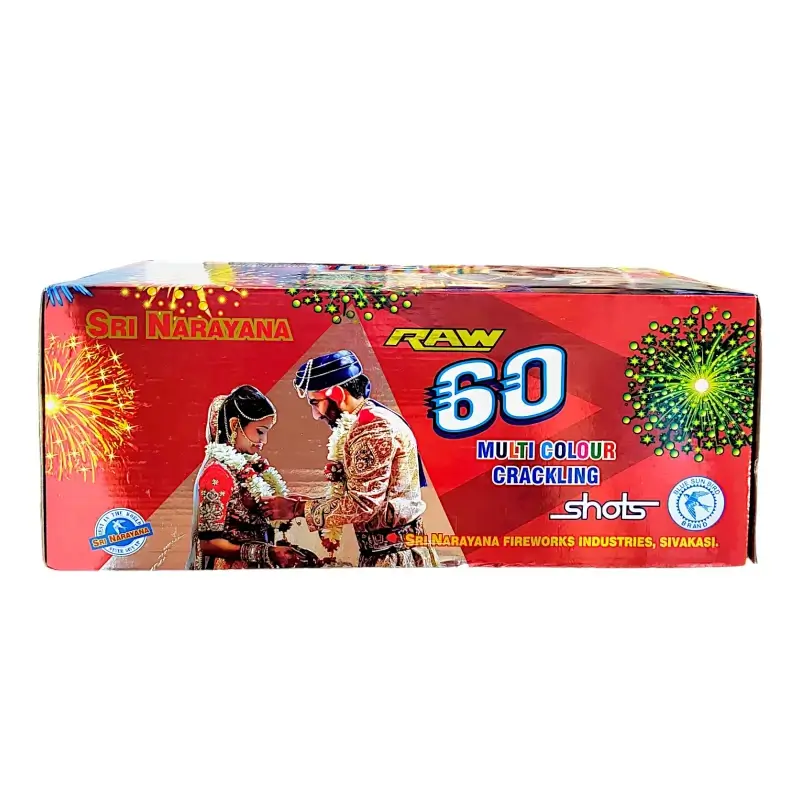 60 shots multi colour